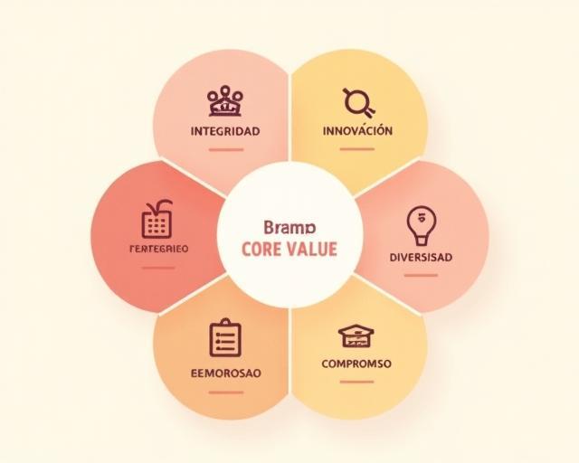 Gráfico circular ilustrativo de los valores de Academia Británica de México