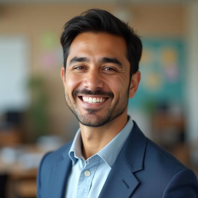 Foto de Carlos Mendoza, profesor certificado DELTA de Academia Británica de México