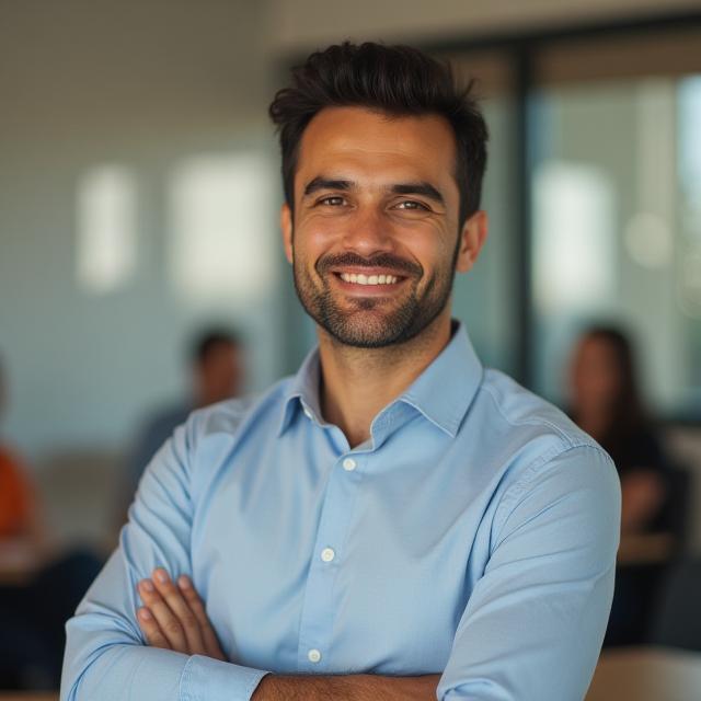 Foto de José Gutiérrez, profesor certificado CELTA de Academia Británica de México