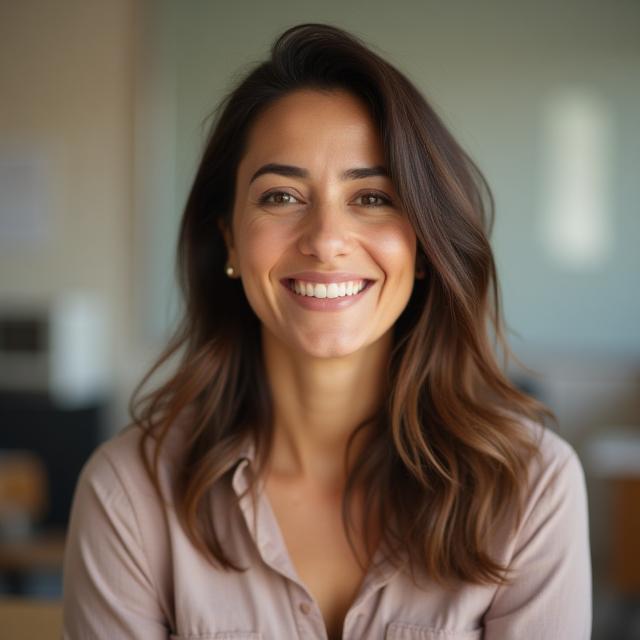 Foto de María López, profesora CELTA en Academia Británica de México